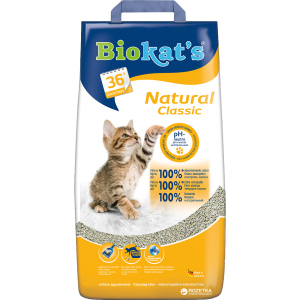 Наповнювач для котячого туалету Biokats Natural Бентонітовий комкуючий 10 кг (10 л)(4002064614642/4002064617121) в Харкові