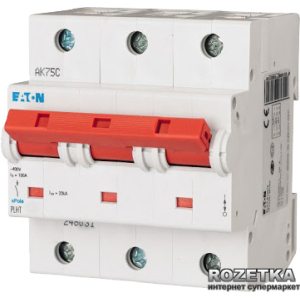 Автоматический выключатель Eaton PLHT-C80/3 тип С (248039) рейтинг