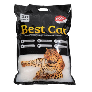 Наповнювач для котячого туалету Best Cat White Силікагелевий поглинаючий 4 кг (10 л) (SGL007/6907396109611)