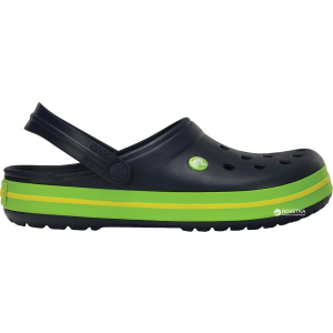 купить Кроксы Crocs Jibbitz Crocband 11016-40I-M9/W11 42-43 26.3 см Синие с зеленым (8873509352954)