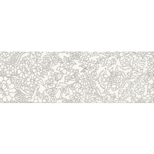 Декор Opoczno White Inserto Flower білий 250x750 (091606)