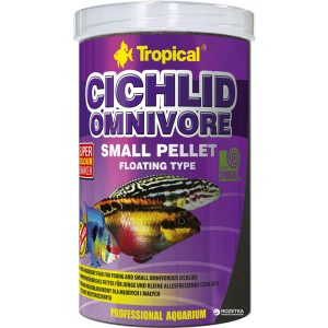 Корм Tropical Cichlid Omnivore Small Pellet для аквариумных рыб в гранулах 1 л (5900469609569) в Харькове