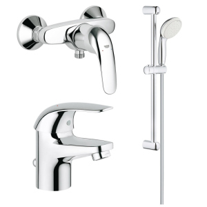 Набір змішувачів Grohe Euroeco 123232S ТОП в Харкові