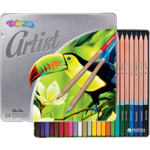 Олівці кольорові Artist Colorino 24 шт 24 кольори (83263PTR) (5907690883263) в Харкові