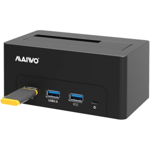 Док-станція Maiwo для HDD 2.5"/3.5" SATA/SSD + 3хUSB 3.0 (K308H) в Харкові