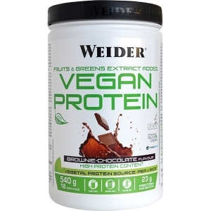 Протеин Weider Vegan Protein 540 г Brownie-Chocolate (8414192309315) лучшая модель в Харькове