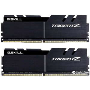 Оперативна пам'ять G.Skill DDR4-4000 32768MB PC4-32000 (Kit of 2x16384) Trident Z Black (F4-4000C19D-32GTZKK) ТОП в Харкові