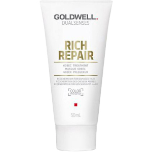 Маска Goldwell Dualsenses Rich Repair 60 секунд для восстановления сухих и поврежденных волос 50 мл (4021609061847) (206184) в Харькове