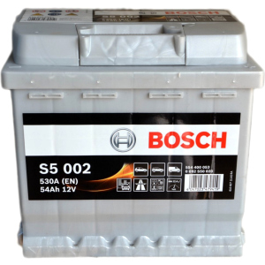 Автомобільний акумулятор Bosch 6СТ-54 (S5002) 54 Аг (-/+) Euro 530 А (0 092 S50 020) ТОП в Харкові