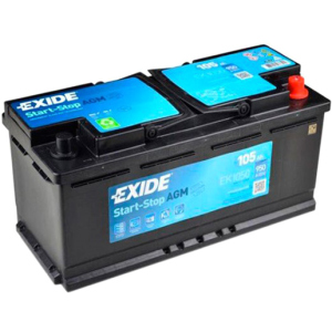 Автомобильный аккумулятор Exide AGM 6СТ-105 (EK1050) 105 Ач (-/+) Euro 950 А (EK1050) ТОП в Харькове