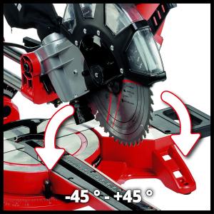 Пила торцювальна з протяжкою Einhell TC-SM 2534/1 Dual (4300395)