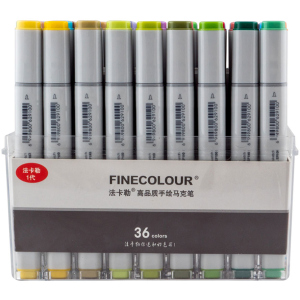 хороша модель Набір маркерів Finecolour Sketchmarker 36 кольорів (EF100-TB36)