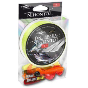 Шнур Mikado Nihonto Fine Braid 150 м 0.30 мм 29.60 кг Fluo (Z19F-030)