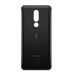 Задня кришка Nokia 5.1 TA-1061/TA-1075, чорна, Original надійний