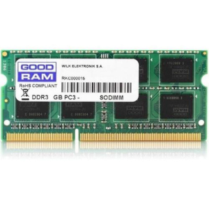 Модуль памяти GOODRAM SO-DIMM 8GB/1600 DDR3 1,35V (GR1600S3V64L11/8G) лучшая модель в Харькове