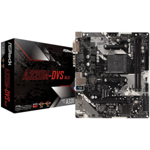 Материнська плата ASrock A320M-DVS R4.0 (F00184238)