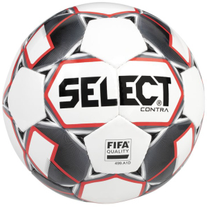 Мяч футбольный Select Contra FIFA (014) №4 White-Red (5703543200702) лучшая модель в Харькове