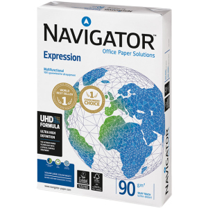 Папір Navigator Expression А4 90 г/м² клас А 500 аркушів Білий (5602024005013) краща модель в Харкові