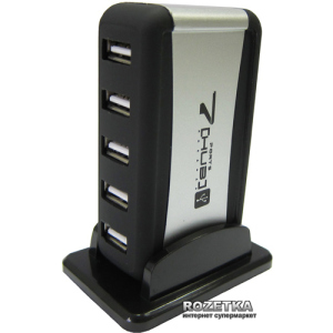 Хаб USB Lapara 7 портов USB 2.0 с блоком питания (LA-UH7315) в Харькове