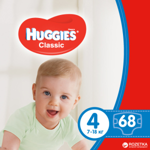 хорошая модель Подгузники Huggies Classic 4 Mega 68 шт. (5029053543154)