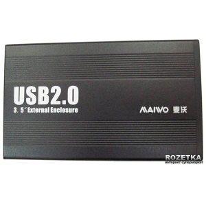 Внешний карман Maiwo для HDD 3.5" SATA USB 2.0 Black (K3502-U2S) ТОП в Харькове