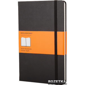 Нотатник Moleskine Classic 13 х 21 см 240 сторінок у лінійку Чорна (9788883701122)