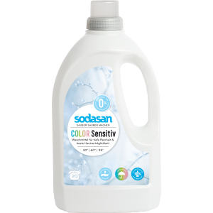 Органическое жидкое средство для стирки Sodasan Color Sensitiv 1.5 л (4019886015301) в Харькове