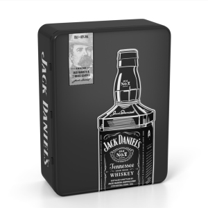 Теннессі Віскі Jack Daniel's 0.7 л 40% в металевій коробці з двома келихами (5099873045855) ТОП в Харкові