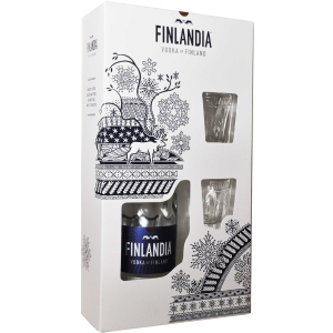 Горілка Finlandia 0.7 л 40% з 2-ма чарками (6412709121773) в Харкові