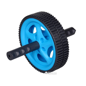 Ролик для преса LiveUp Exercise Wheel 18 см Blue-Black (LS3160B)