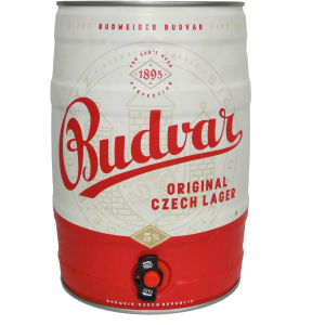 Пиво Budweiser Budvar світле відфільтроване 5% 5 л (8594403310184) краща модель в Харкові