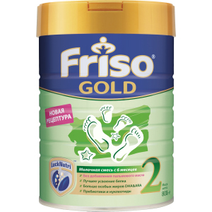 Суміш суха молочна Friso Gold 2 LockNutri для дітей з 6 до 12 місяців 800 г (8716200722797) краща модель в Харкові