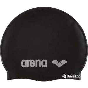 Шапочка для плавання Arena Classic Silicone 91662-55 Black (3468333887410) ТОП в Харкові