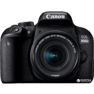 Фотоапарат Canon EOS 800D 18-55мм IS STM Black (1895C019) Офіційна гарантія! в Харкові