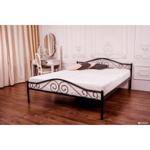 Двуспальная кровать Eagle Polo 140 x 200 Black (E2516) лучшая модель в Харькове