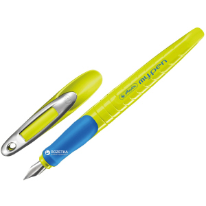 Ручка перова для правши Herlitz My.Pen Lemon-Blue Синя Лимонний корпус (10999779) в Харкові