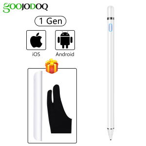 Стілус універсальний Goojodoq Active 1 Gen Android iPhone (iPad до 2017) 1.5mm White