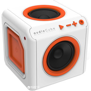 Акустическая система Allocacoc audioCube Portable White/Orange (3902/EUACPT) лучшая модель в Харькове