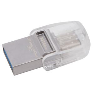 Kingston DataTraveler microDuo 3C 128GB (DTDUO3C/128GB) ТОП в Харькове