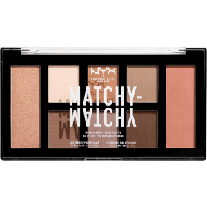 купити Палетка тіней для повік та пудр для обличчя NYX Professional Makeup Matchy Matchy 01 Taupe 14.8 г (800897197544)