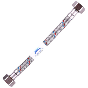 Шланг водопроводный RUBINETA 1/2"x1/2" 200 см В-В гибкий 610200 надежный