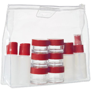 Дорожня косметичка з прозорими ємностями Wenger Bottle Set 10 psc 10 шт (604548)