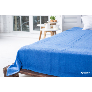 Простынь махровая Novita 220x200 см French Blue (ROZ6205021557) ТОП в Харькове