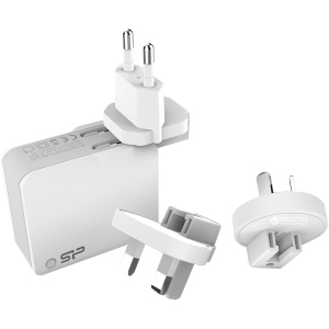 Зарядное устройство Silicon Power WC102P 2 USB 2.4 A White ТОП в Харькове