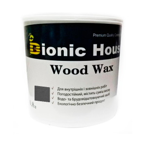 хорошая модель Краска для дерева WOOD WAX Bionic-House 0,8л Артгрей