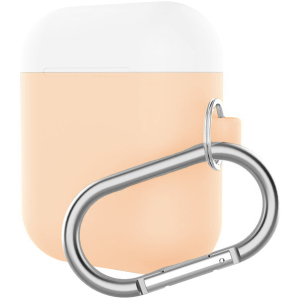 хорошая модель Чехол ArmorStandart Hang Case для Apple AirPods Pink Sand/White (ARM53766)