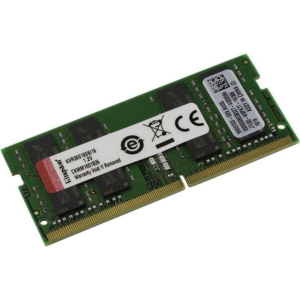 Оперативна пам'ять Kingston SODIMM DDR4-2666 16384MB PC4-21300 (KVR26S19D8/16) краща модель в Харкові