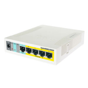 Коммутатор MikroTik RB260GSP (CSS106-1G-4P-1S)