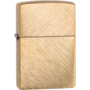 Зажигалка Zippo 29830 Herringbone Sweep Brass Золотистая (Zippo 29830) ТОП в Харькове