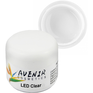 Гель для наращивания ногтей Avenir Cosmetics LED Clear 50 мл (5900308133132) ТОП в Харькове